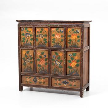 Cabinet, possibly Tibet, 20th century.