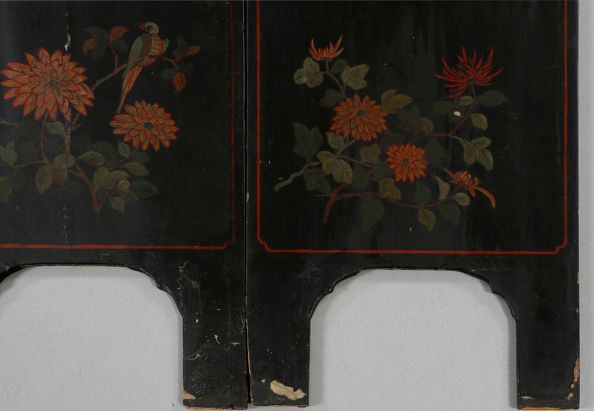 PANELER, 4 delar, Kina, 1900-talets första hälft.