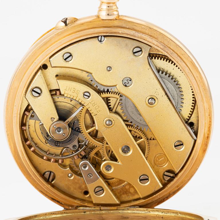 Halda, pocket watch, 49.5 mm.