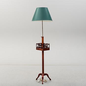 A two light floor lamp, second half of the 20th century.