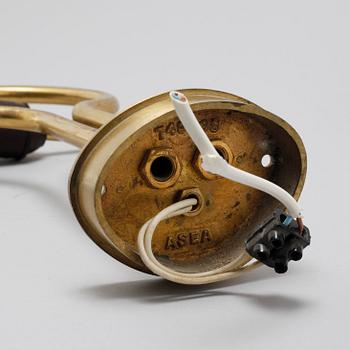 A pair of wall lamps from ASEA, around the mid 20th century.