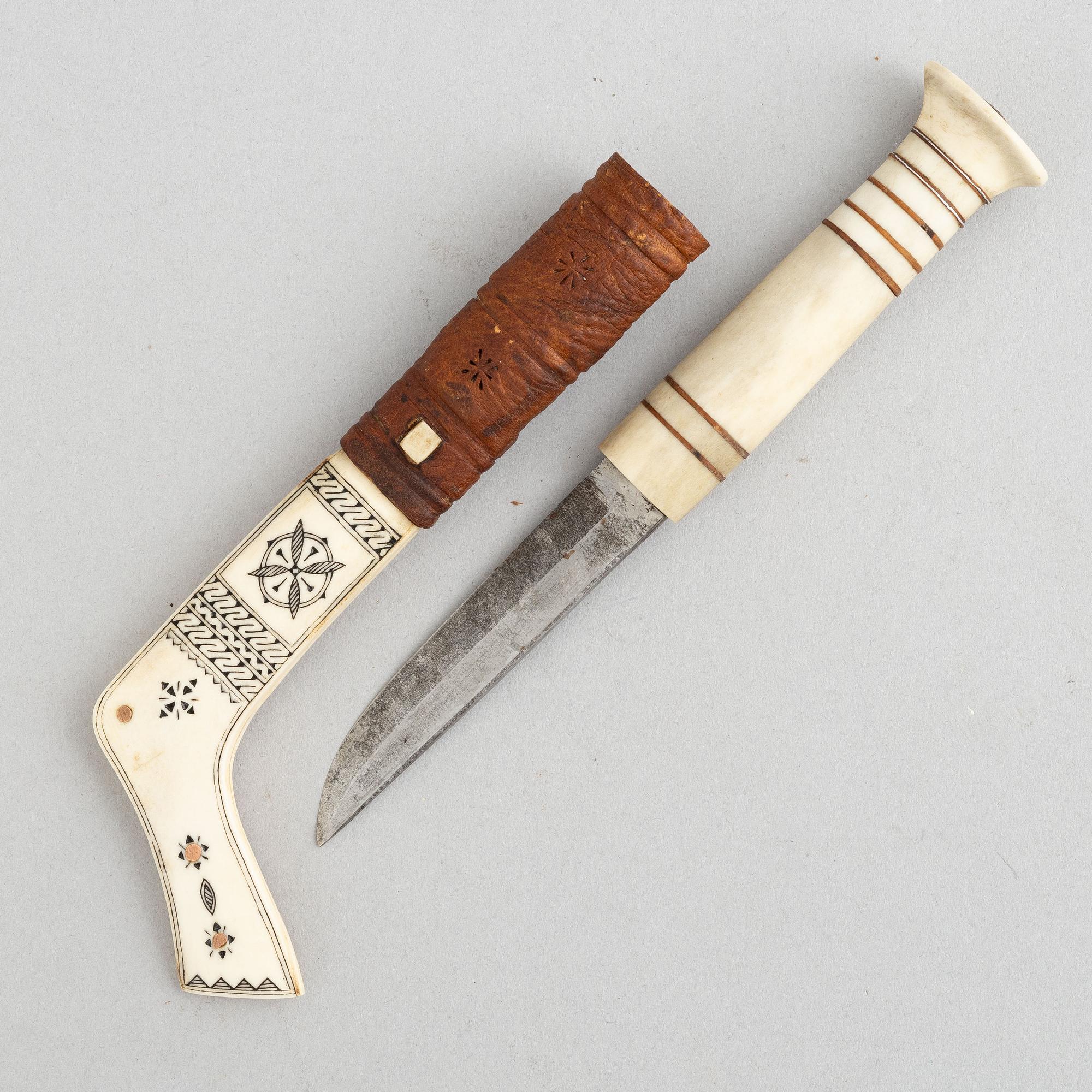 Nikolaus Fankki, a knife, signed.