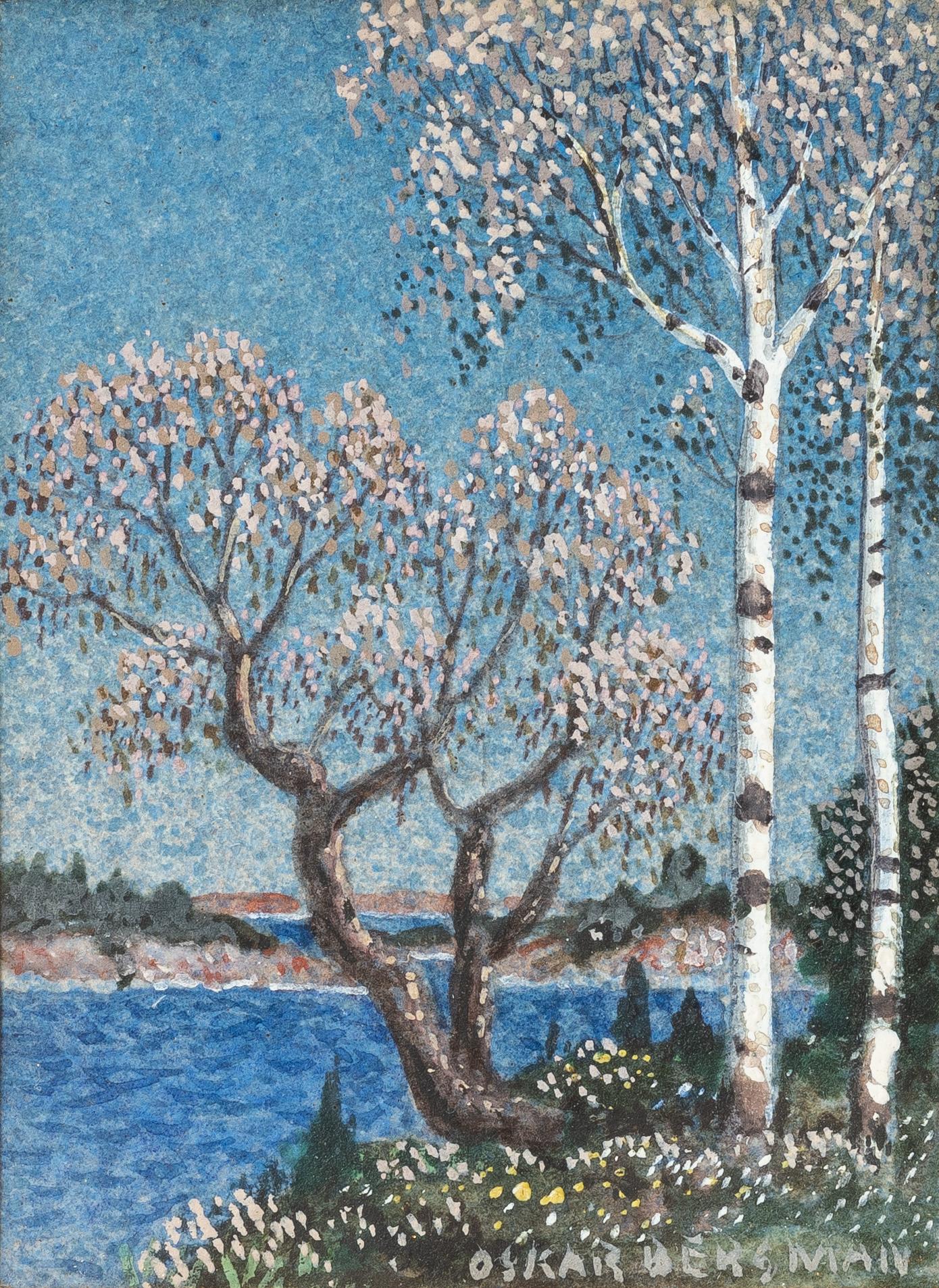 Oskar Bergman, Coastal Landscape.