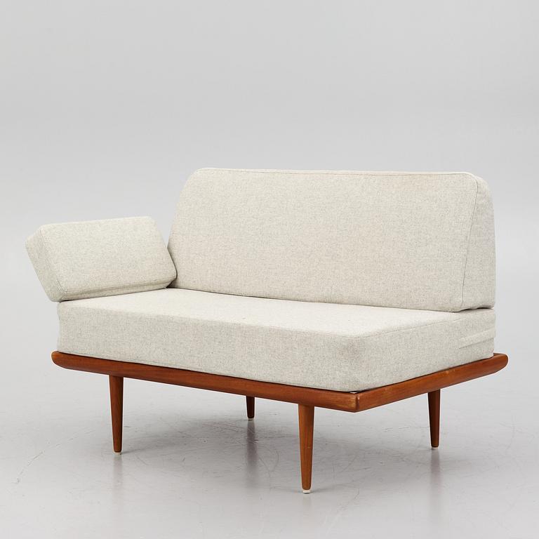 Peter Hvidt & Orla Mølgaard Nielsen, two 'Minerva' sofas and a coffee table, France & Son, Denmark, 1960's.