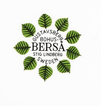 SERVISPORSLIN, 10 delar, "Berså", Stig Lindberg, Gustavsberg.