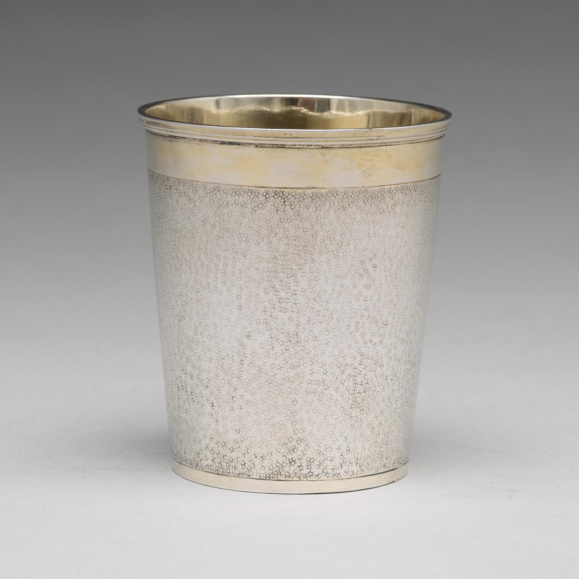 Philipp Stenglin, bägare, silver, Augsburg 1735-1736.