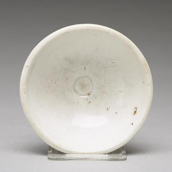 A white glazed bowl, Song dynasty (960-1279).
