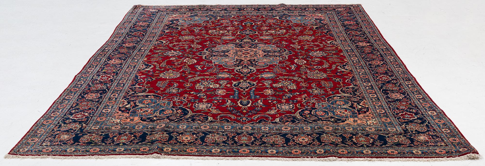 Carpet, Keshan, approx. 360 x 260 cm.