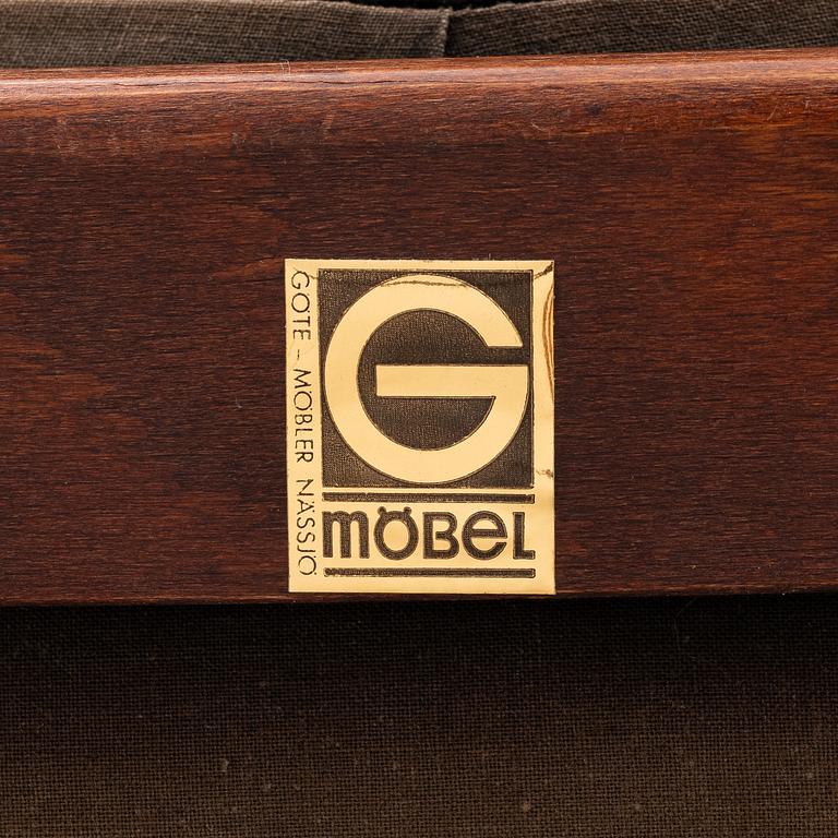 Fåtölj, ”Delfin”, Göte Möbler, Nässjö, 1970-tal.