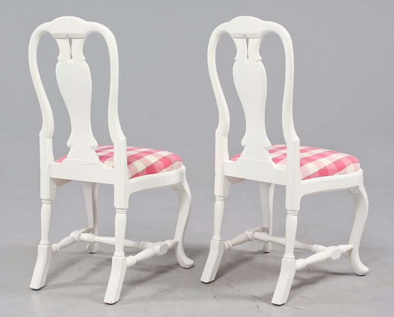 STOLAR, 2 st, rokokostil, 1900-tal.