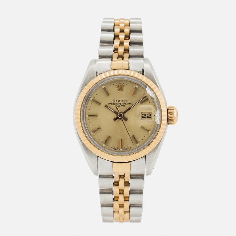 ROLEX, Oyster Perpetual, Date, wristwatch, 26 mm,