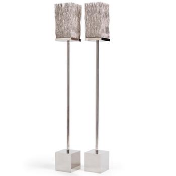 118. William Brand & Annet van Egmond, a pair of 'Broom' floor lamps by Brand van Egmond, post 2001.