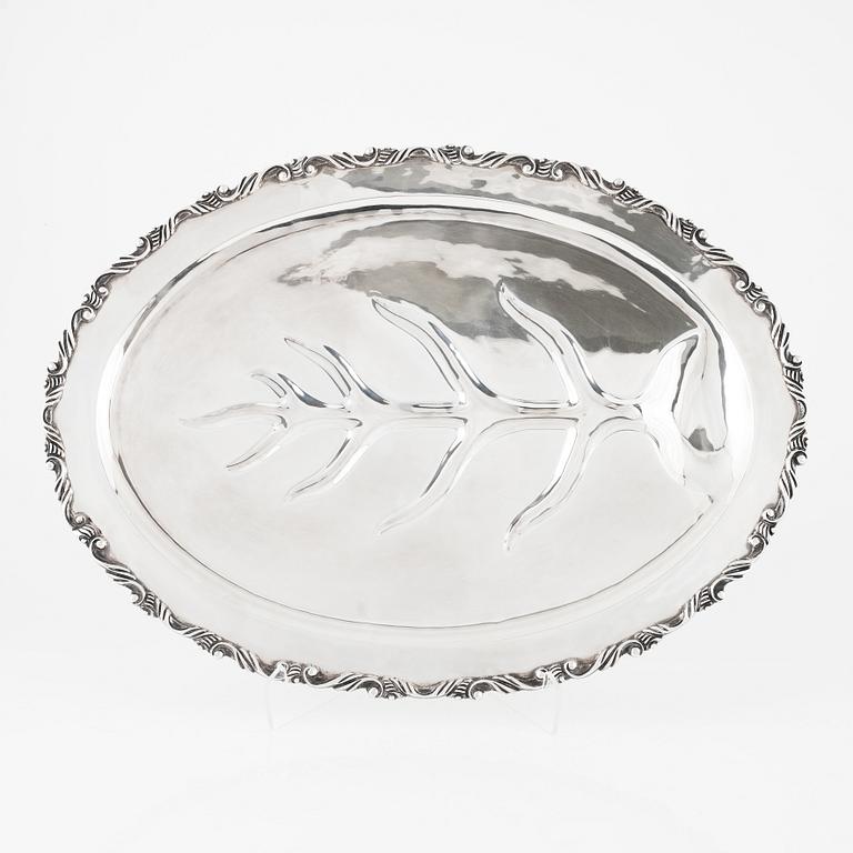 Stekfat, sterlingsilver, Mexiko, rokokostil.