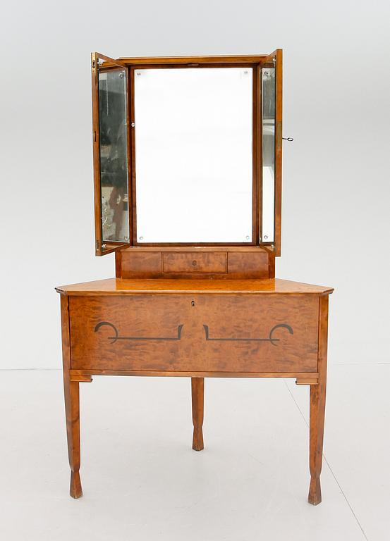 HÖRNSKÅP, art déco, 1930-tal.