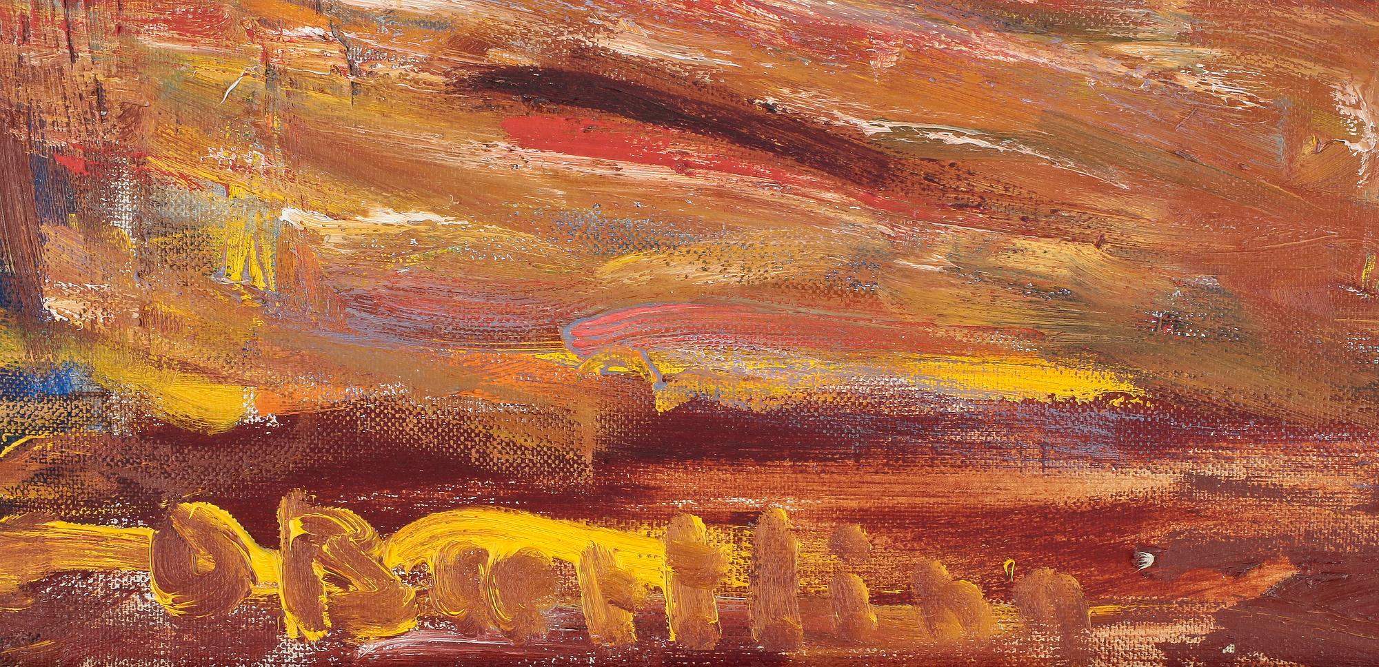 OLLE BAERTLING. Olja på duk. Sign O Baertling o dat 1939.