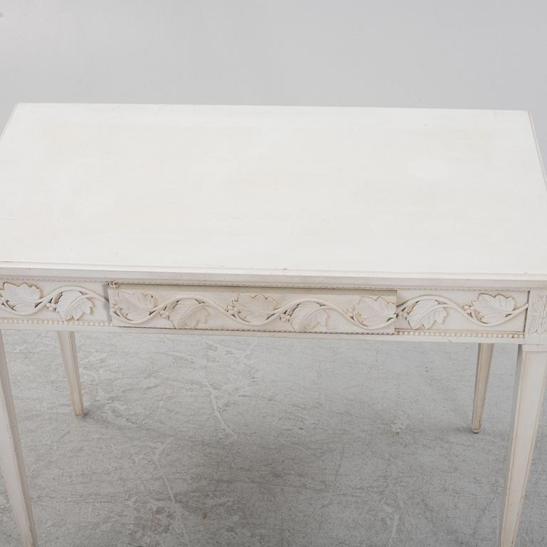 A Gustavian-style table,  19th century.