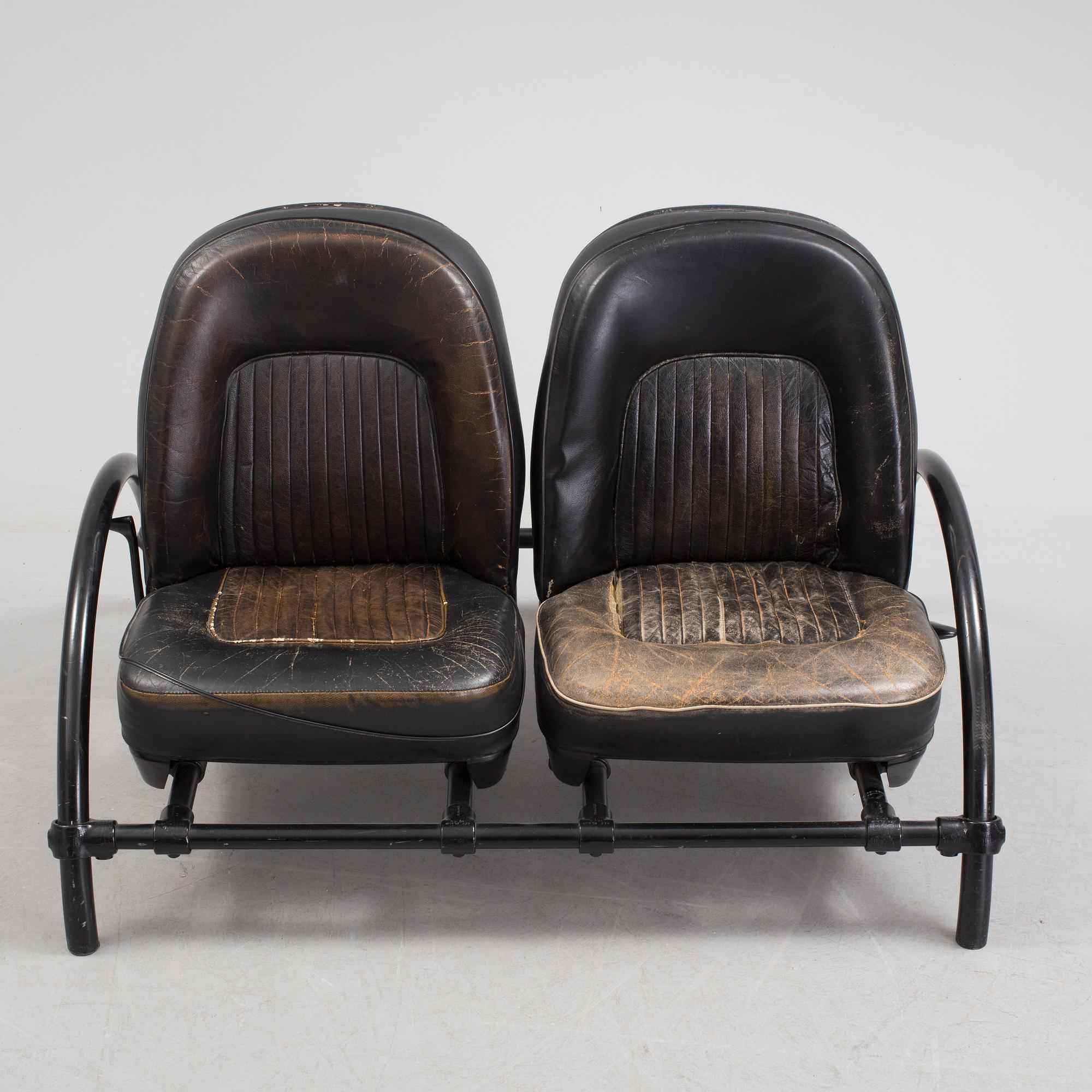 A 'Rover two-Seater' sofa by Ron Arad, One Off Ltd, London 1980s.