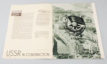 Magazine, "USSR in construction", Soviet Union, 1940.