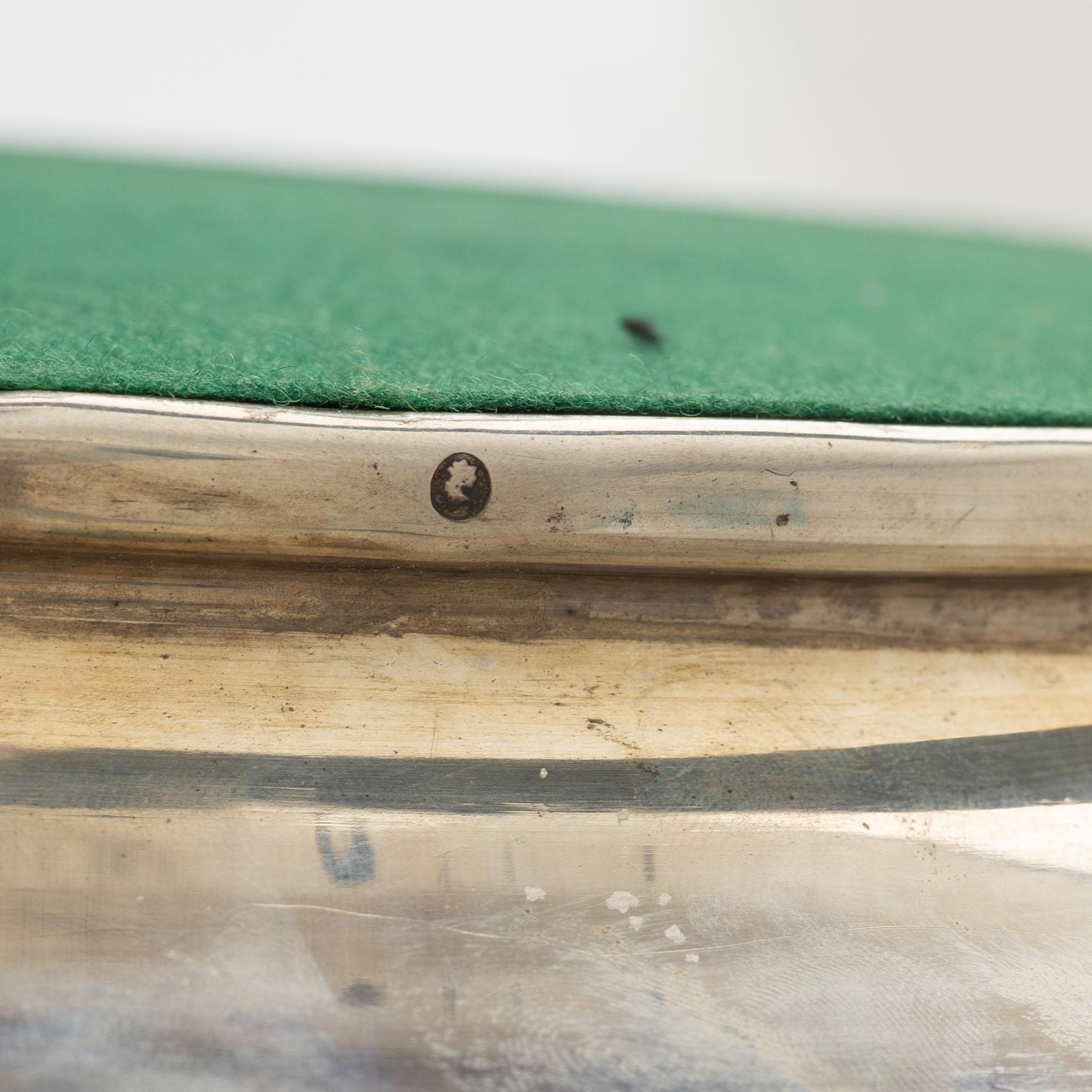 A silver centerpiece, van Kempen, Netherlands 1867.