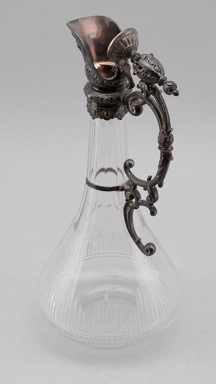 VINKARAFF, glas och metall, omkring år 1900.