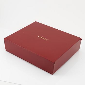 Cartier, six porcelain tea cups, Limoges, France.