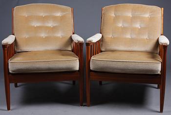 FÅTÖLJER, ett par, 1900-tal.