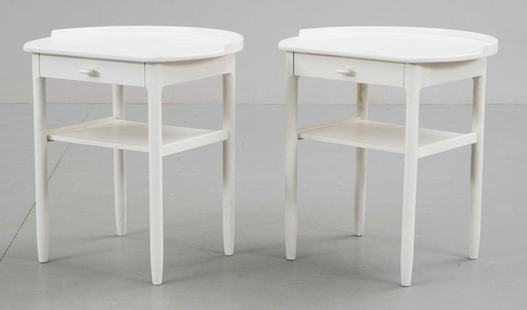 NATTDUKSBORD, ett par, S. Engström, Bodafors.