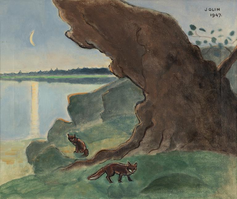 Einar Jolin, Foxes in Moonlight.