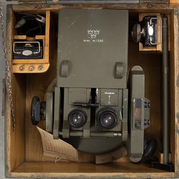 OBSERVATIONSKIKARE MED TILLBEHÖR, m/ 1944 , nr. 1242, för den Svenska Armén.