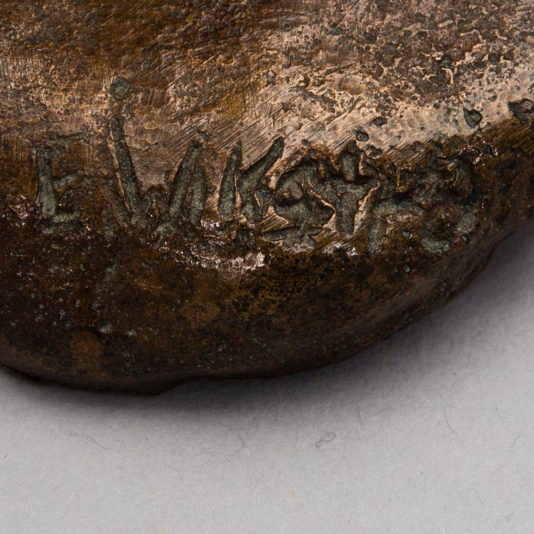 EMIL WIKSTRÖM, bronsskulptur, Wikström museets eftergjutning, signerad och numrerad 4/30.