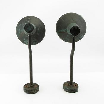 Hans Bergström, vägglampor ett par Ateljé Lyktan sent 1900-tal.