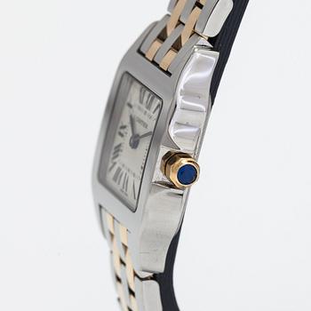 Cartier, Santos Demoiselle, wristwatch, 20 x 19.5 (28) mm,