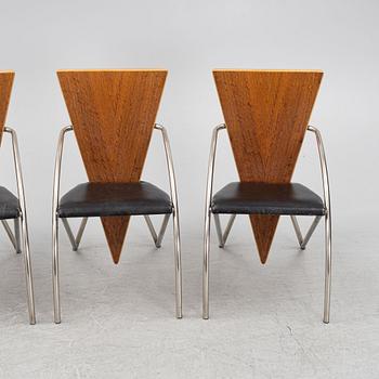 Klaus Wettergren, armchairs, 4 pcs, "Sitting furniture", Q Production, Denmark, last quarter of the 20th century.