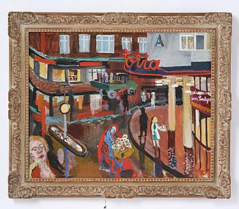 Sven X:et Erixson, "Höstkväll på Götgatan".