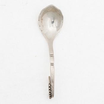 Georg Jensen, a 830/1000 silver serving spoon, Copenhagen, Denmark 1919-1927.