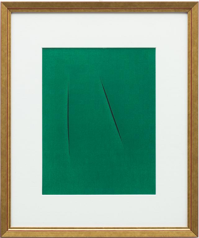 Lucio Fontana, "Concetto Spaziale".