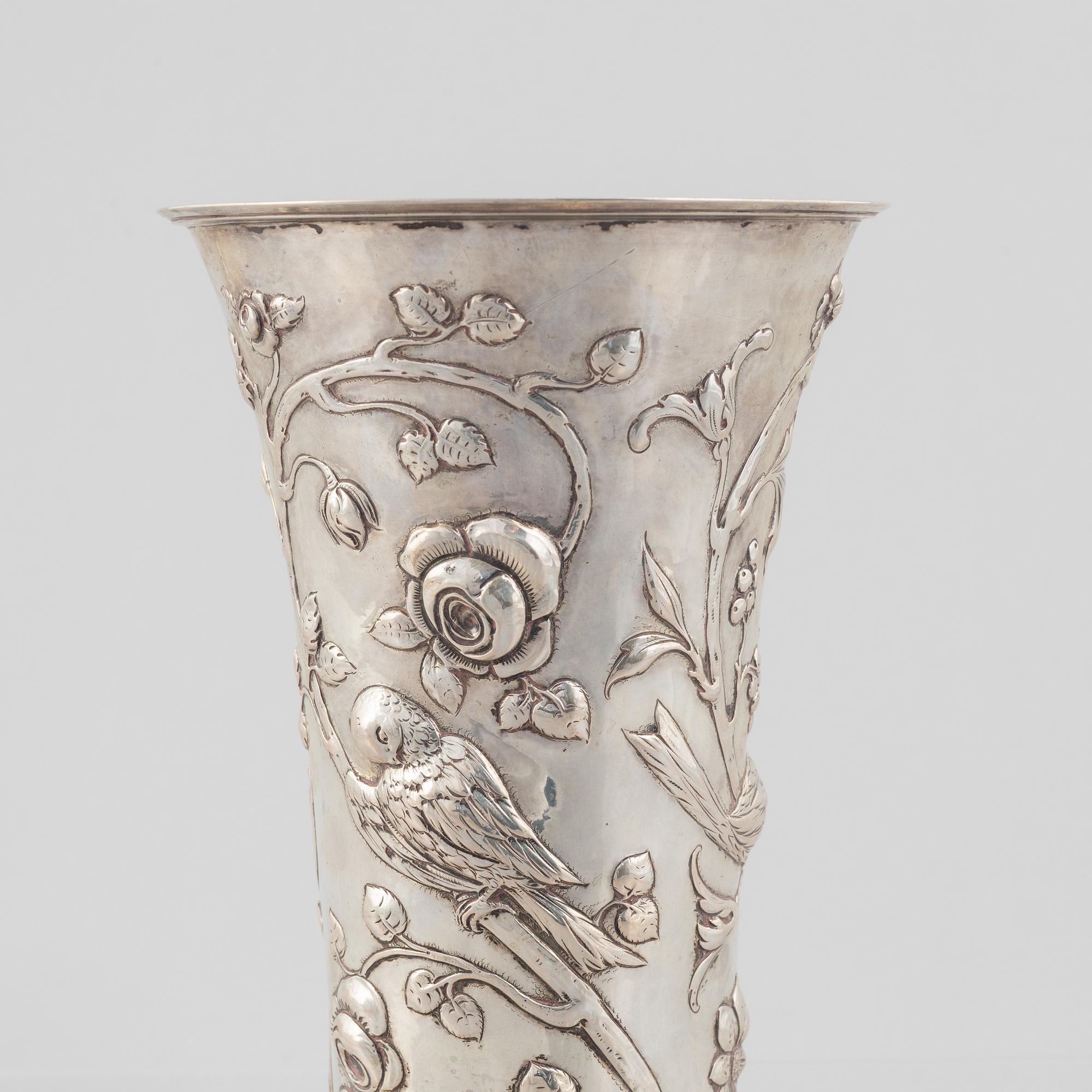 Cup, low-grade silver, Germany circa 1900.