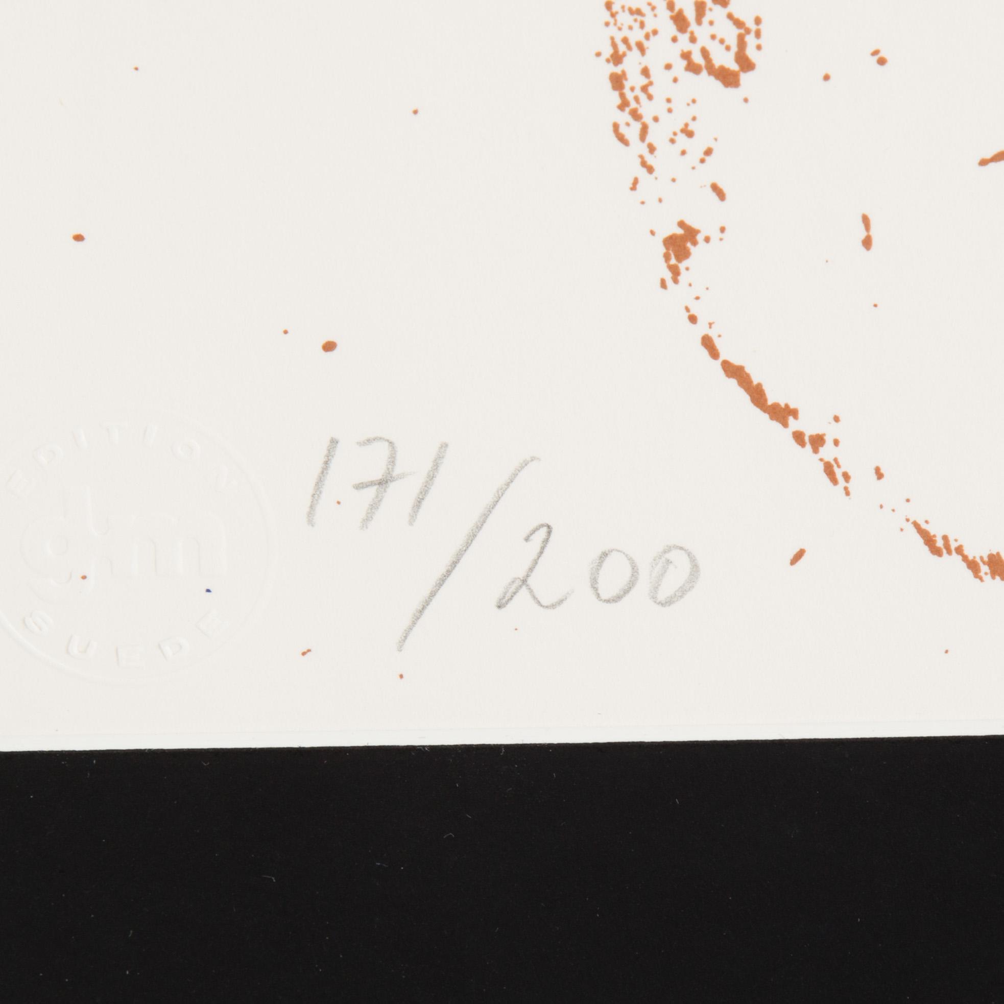 FERNANDEZ ARMAN, serigraph in colors, signed and numbered 171/200.