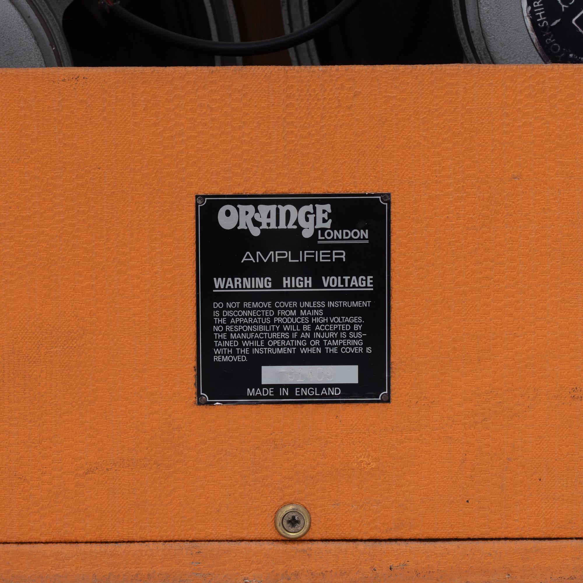 Orange, "Custom Reverb Twin",  gitarrförstärkare, modell 125, England, 1970-tal.