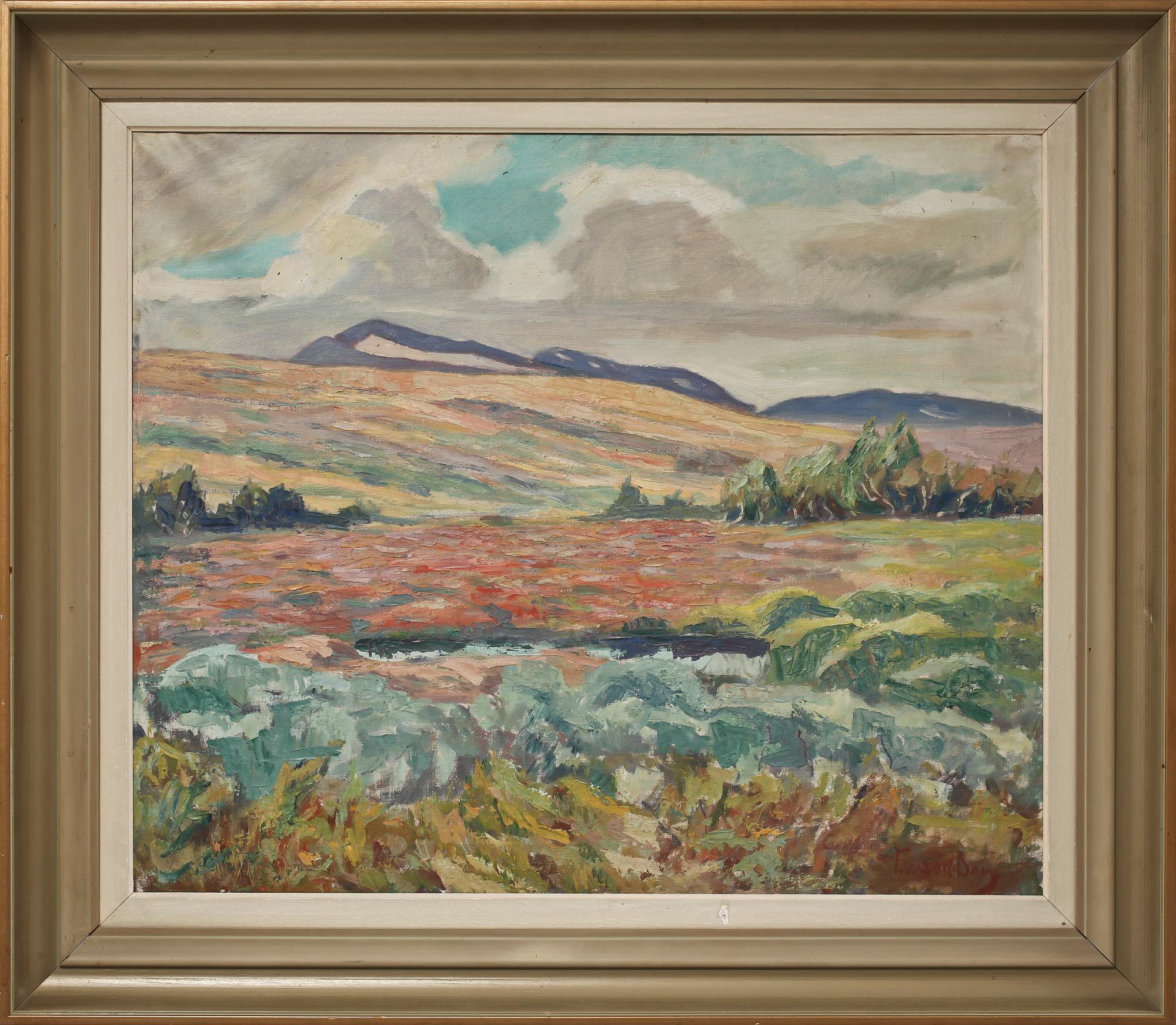 FOLKE WILHELMSSON BERG, olja på duk, sign.