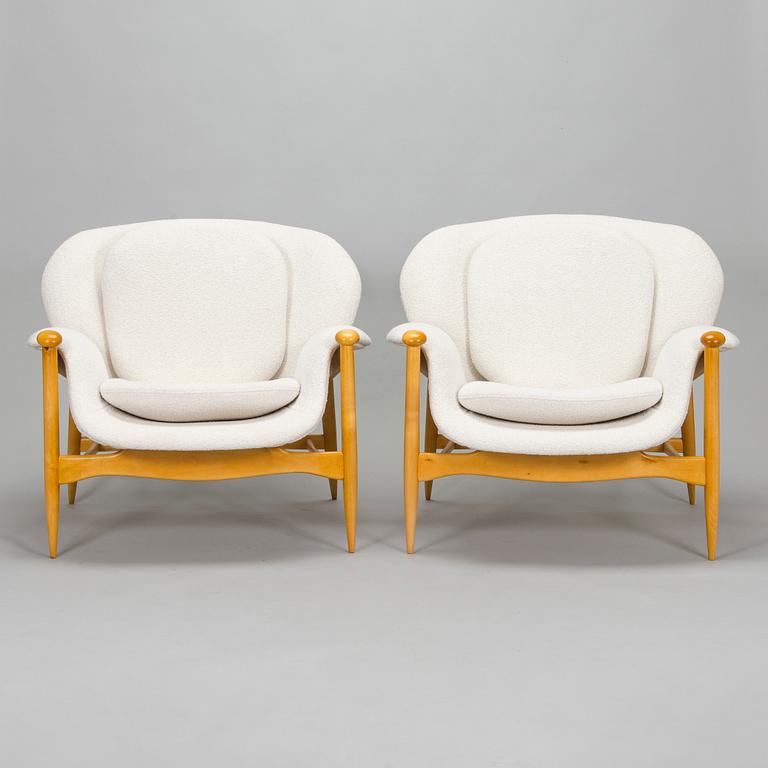 Carin Bryggman, a pair of 1950 'SAB' armchairs for Kovera Ltd. Finland.