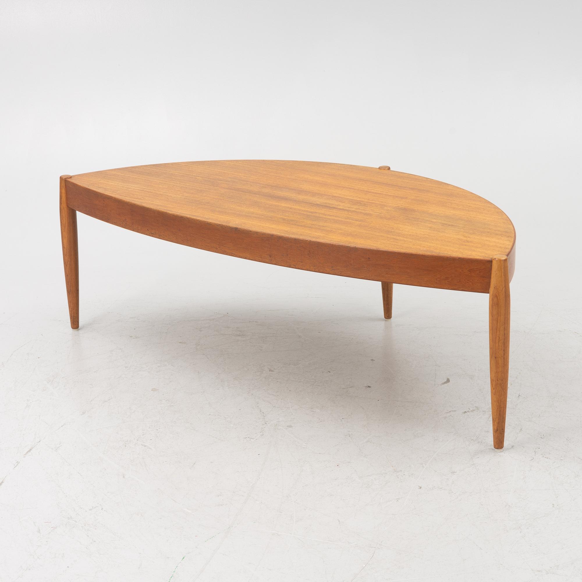 Johannes Andersen, a 'Capri' coffee table, Trensum, Sweden, 1960s.