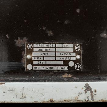 TAKLAMPA, industri, 1900-talets mitt. Höjd ca 75 cm.