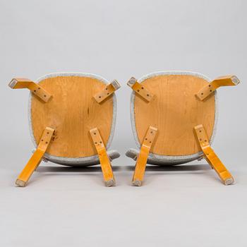 Alvar Aalto, stolar, 6 st, modell 63, O.Y. Huonekalu- ja Rakennustyötehdas A.B. 1900-talets mitt.