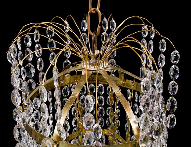 LJUSKRONA, sengustaviansk, omkring år 1800. Höjd 90 cm.