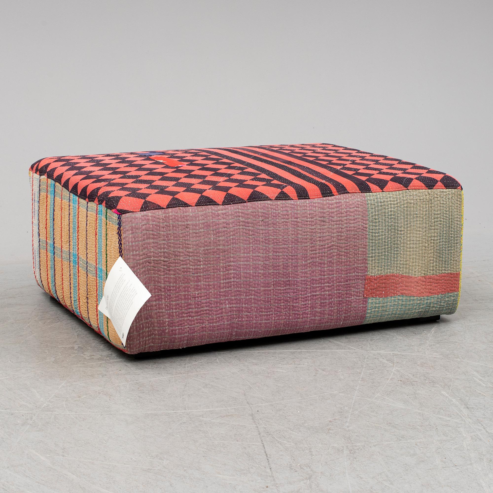 HAY 'Antique quilt ottoman'.