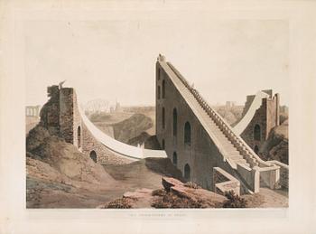 William Daniell, & Thomas Daniell, "The Observatory at Delhi", ur: "Oriental Sceneray" (Plates XIX och XX).