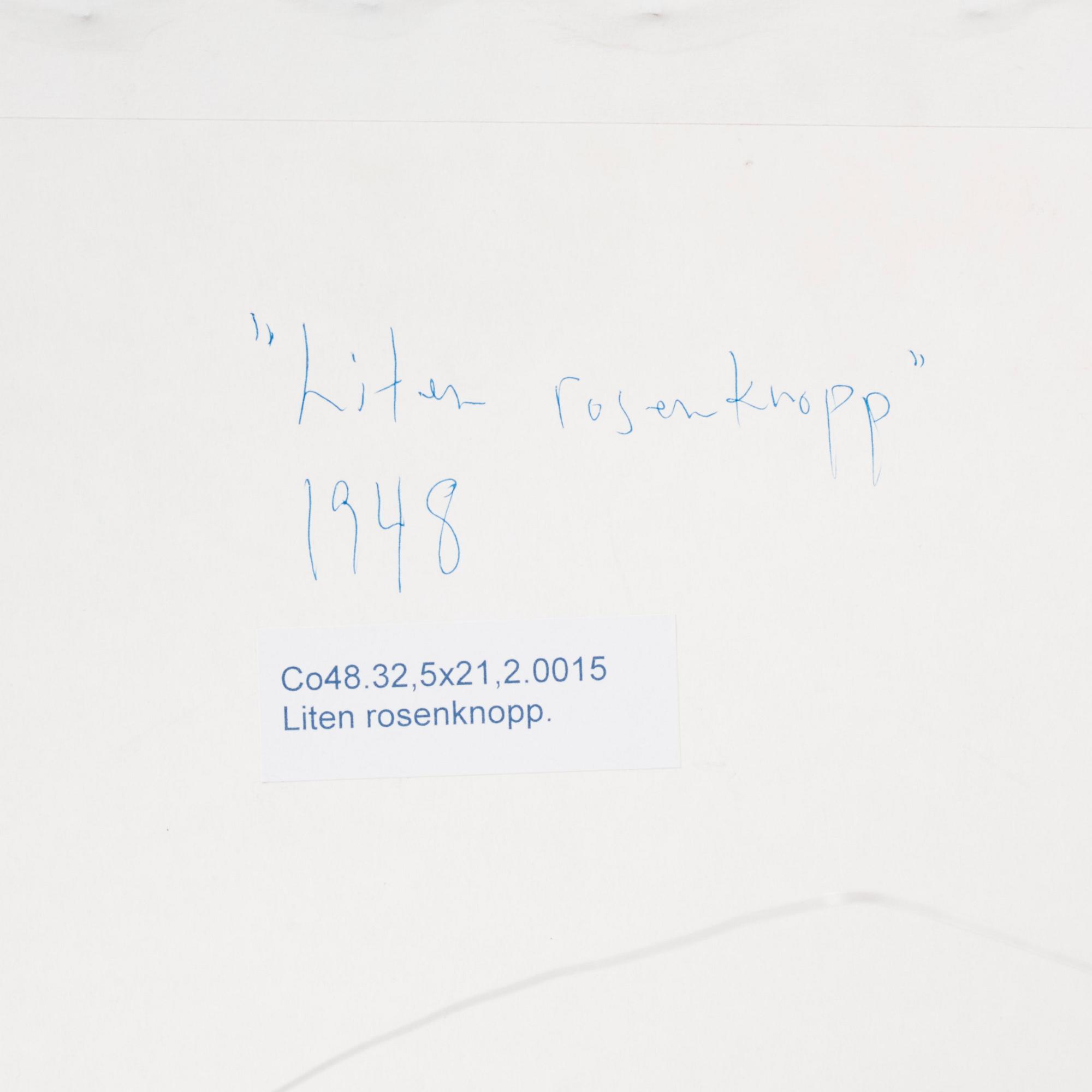 CO Hultén, collage, signerad och daterad 1948.