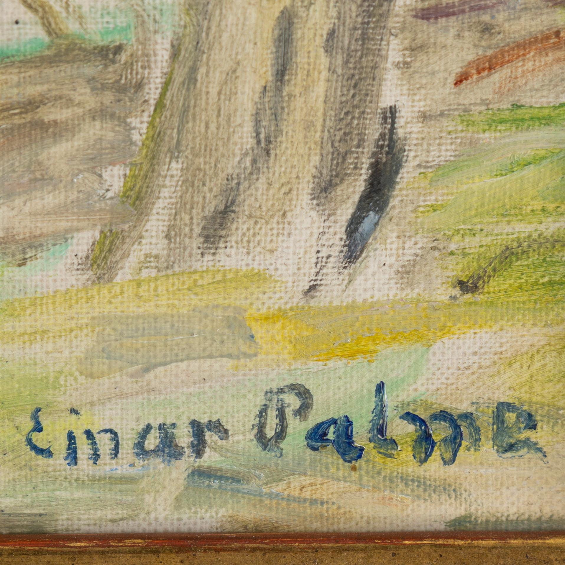 Einar Palme, oil on canvas, signed.