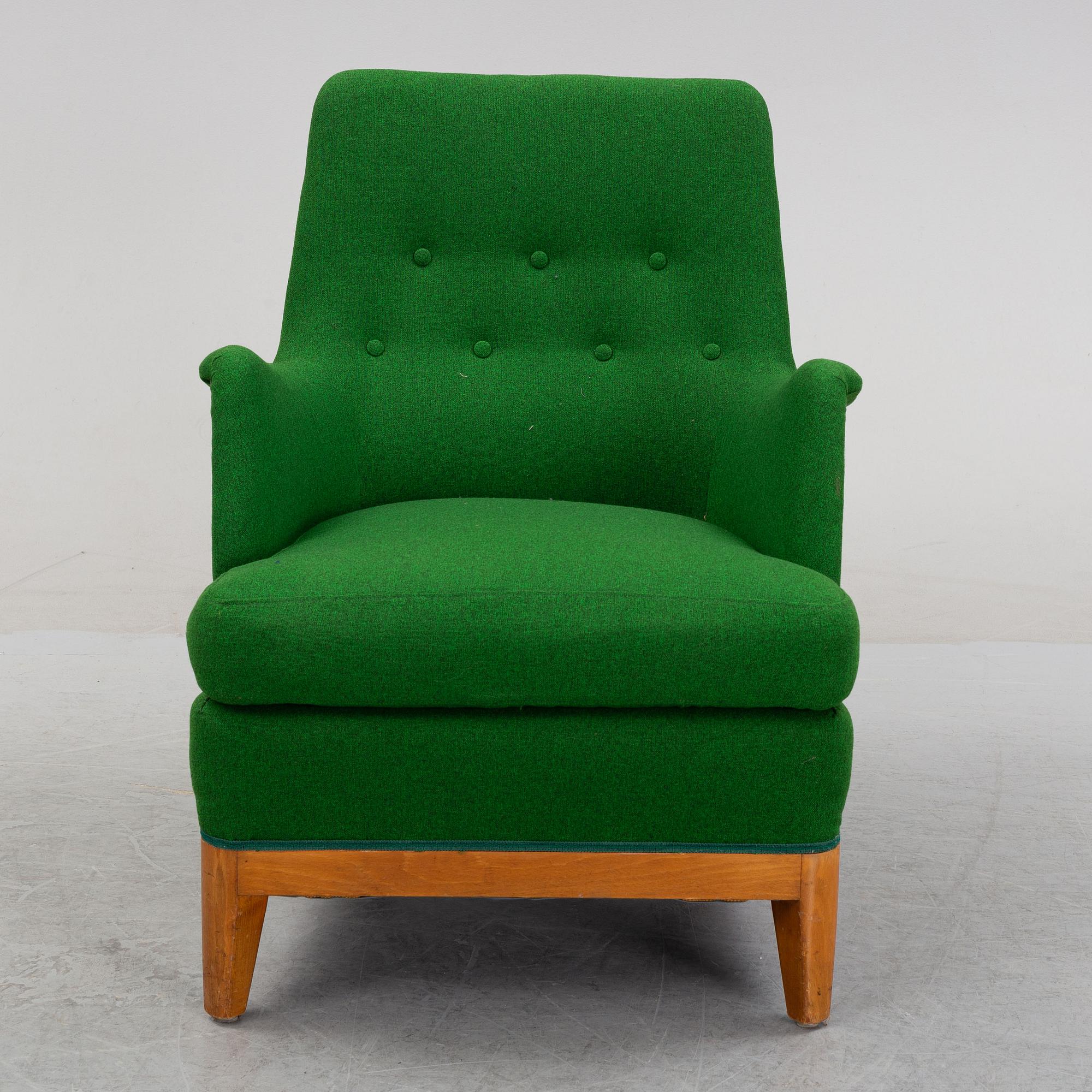 Karl-Axel Adolfsson, fåtölj, Gemla, Diö, 1940/50-tal.